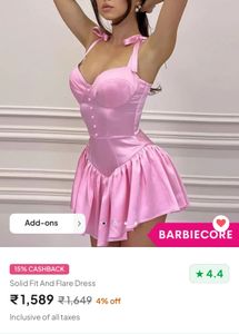 Cute Pink Party Dress