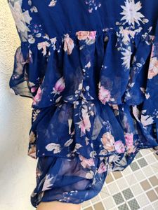 Floral Ruffle Maxi Dress