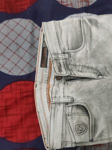 Stylish Gray Denim Jeans