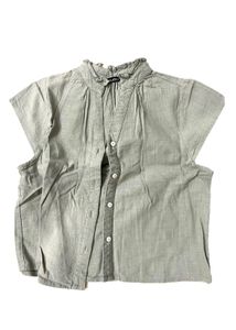 Sage Green Button-Up Top