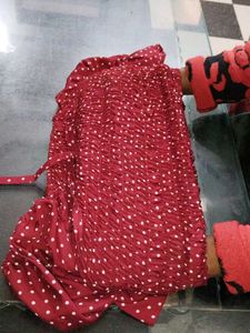 Red Polka Dot Crop Top