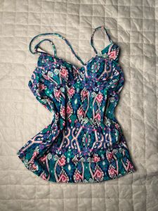 Printed Fitted Top