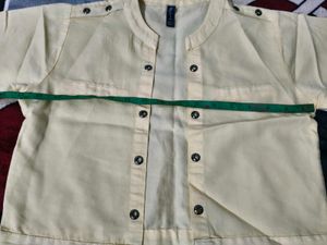 orangish peach jacket Size : XL