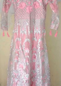 Elegant Pink Embroidered Lehenga Choli