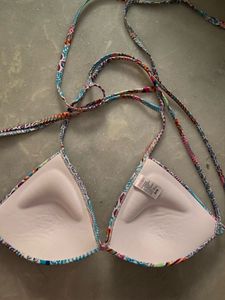 Patterned Bikini Top