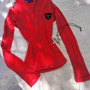 y2k fitted sweater 2000s