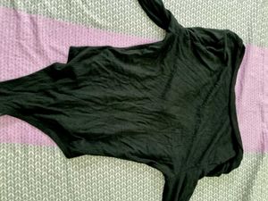 Black Long Sleeve Bodysuit