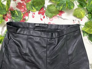 Zara Women’s Black Leather Pants