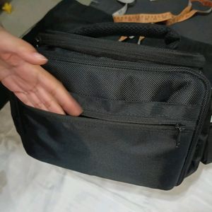 SONY LC-SC5 DSLR/SLR Camera Bag (Black and Orange