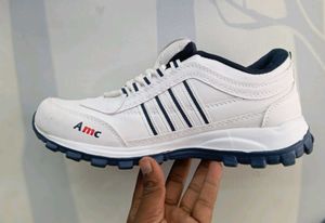 AMC White Casual Sneakers
