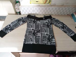 Black &amp; White Patchwork Dress