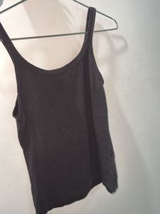 Black Sleeveless Tank Top