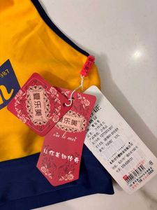 Master Denim Yellow Sports Bra