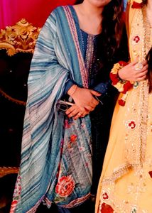 Elegant Blue Pakistani Suit