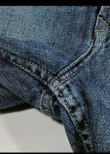 Men Blue Denim Pant