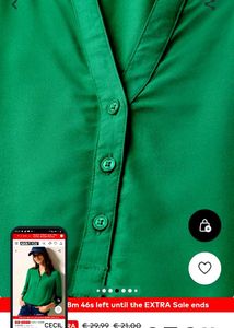 Myntra (Harpa Green Top/ blouse)