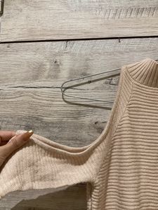 Shoulder Cut Out Sweater