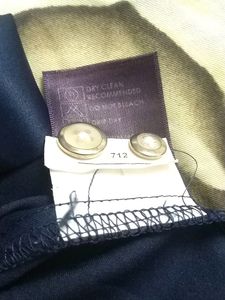 Two Party Wear Shirts With Slim Fit In Black And Dark Blue Colours