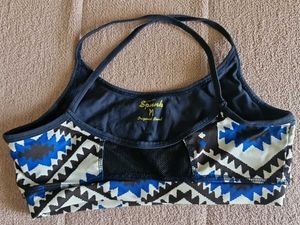 Non Padded 30 To 32 Fit Razor Back Cropped Bra