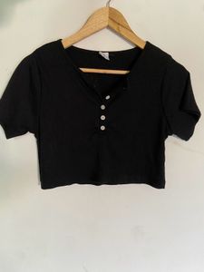 Ribbed Crop Top
