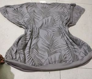 Beautiful Grey Butterfly Top
