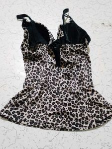 Leopard Print Lingerie Set