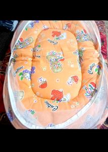 Baby Bedding Cum Mosquito Net With Pillow For Sale