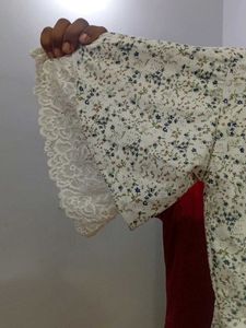 Floral Knee Length Dress