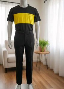 Black & Yellow Color Tee