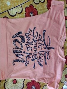 Peach Graphic Tee