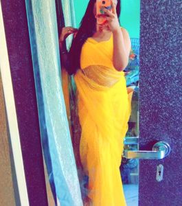 Kajukatli Yellow Saree✨