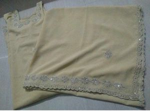 zari and pearl work Elegant Beige Salwar Suit