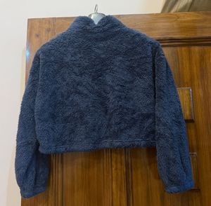 Cozy Fuzzy Quarter-Zip Pullover