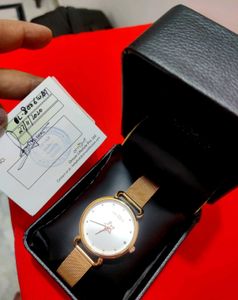 🆕 Gold-Tone⚡Mesh Watch ⌚ For Pretty Women &amp; Girls