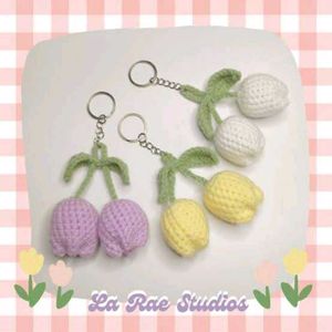 Crocheted Tulip Flower