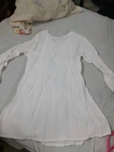 White Short Kurti
