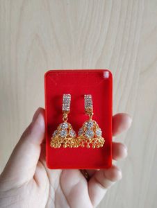 STONE GOLDEN EARRINGS 😍