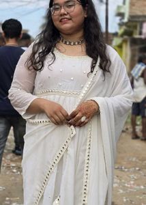 Elegant White Embroidered Kurta Set