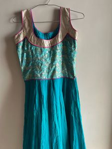 Elegant Anarkali with Dupatta and heavy border