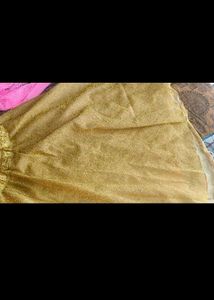 Elegant Gold Ethnic Skirt