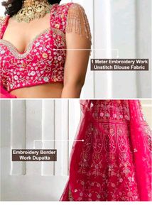 Red Bridal Lehenga Choli