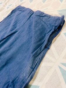 Loose Fit Denim Trouser Suitble For Casual Wears