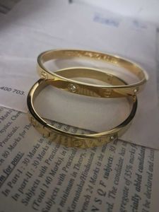 Gold Bangle Bracelet Set