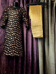 Sequin Embellished Kurti Set