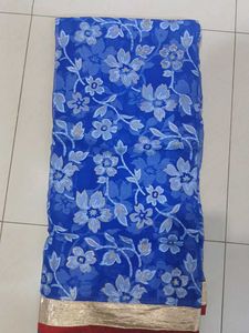 Floral Print Saree