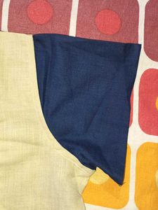 Blue &amp; Beige Tunic Top