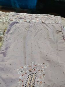 Embroidered Kurta pant duppata set