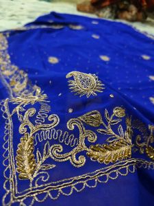 Aari Work Saree Have Some Stain Need Dry Clean