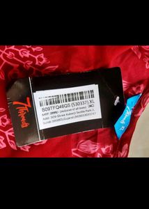 Branded  Red Crepe  Kurti