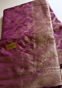 Purple 💜 Banarasi Saree